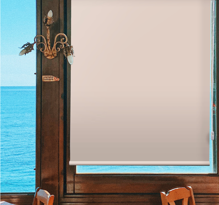 Soft Neutral Shade blackout roller blind - TenStickers