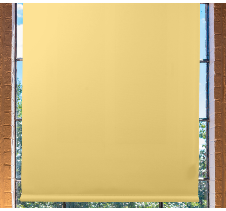 Soft Yellow Hue coloured blind - TenStickers
