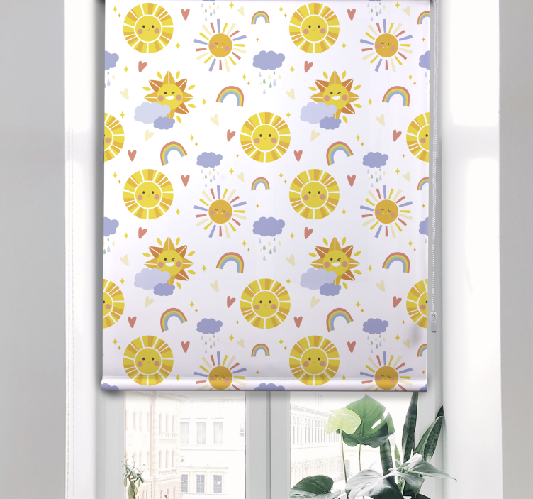 Sunny Clouds and Rainbows blind children - TenStickers