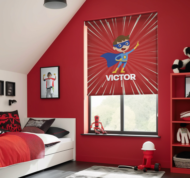 super kid Custom printed window shade - TenStickers