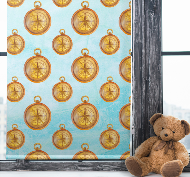 Vintage compass pattern blind original - TenStickers
