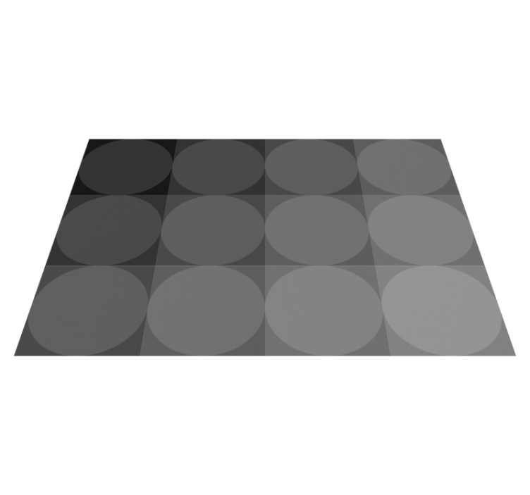 Textured placemats with delicate circular design - TenStickers