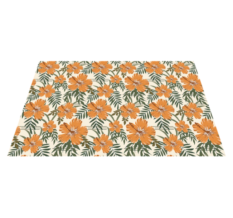 Hawaii yellow home placemats - TenStickers