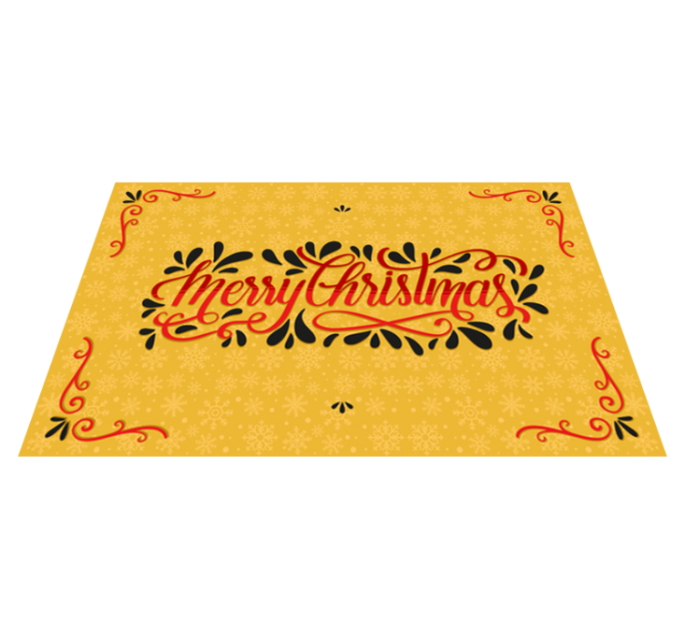 Christmas placemats for joyful holiday greetings - TenStickers