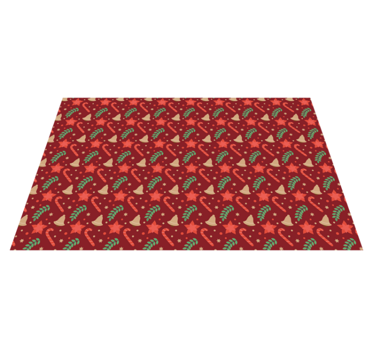 Christmas placemats with cheerful holiday design - TenStickers