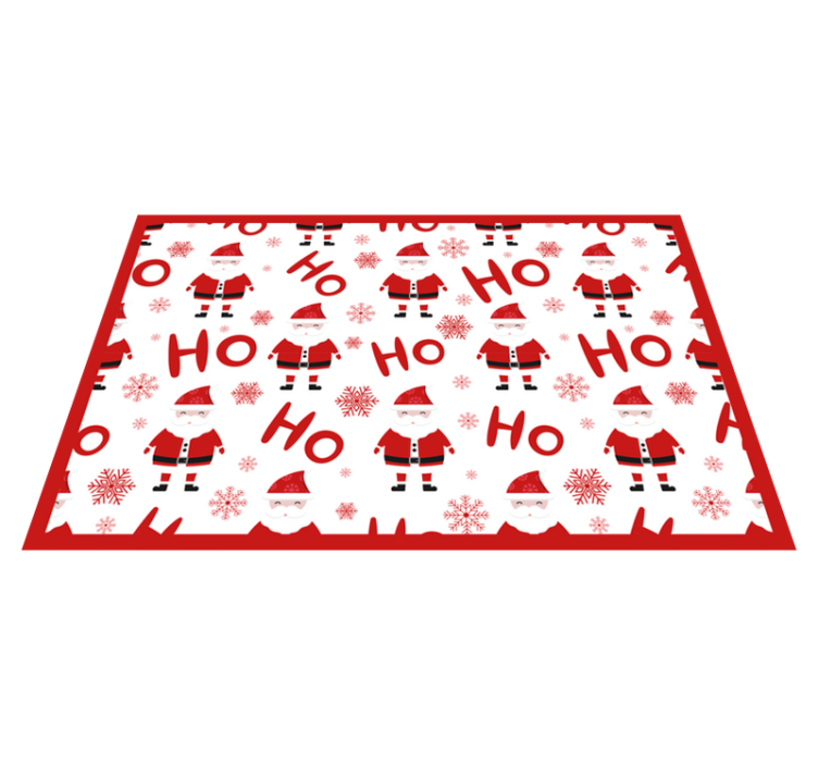 Christmas placemats santa claus celebration - TenStickers