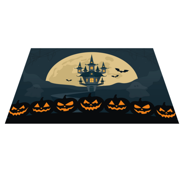 Gotic vinyl Halloween placemat - TenStickers