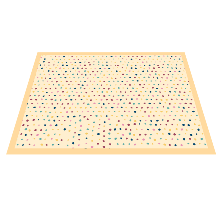 Textured placemats with polka dot design - TenStickers