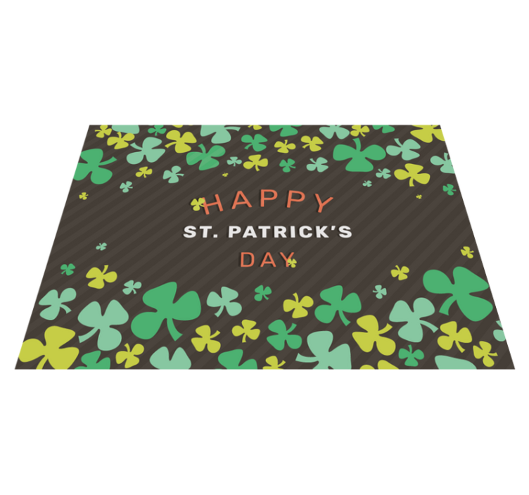Halloween placemats happy st. patrick's day - TenStickers