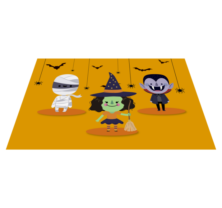 Halloween placemats featuring playful spooky designs - TenStickers