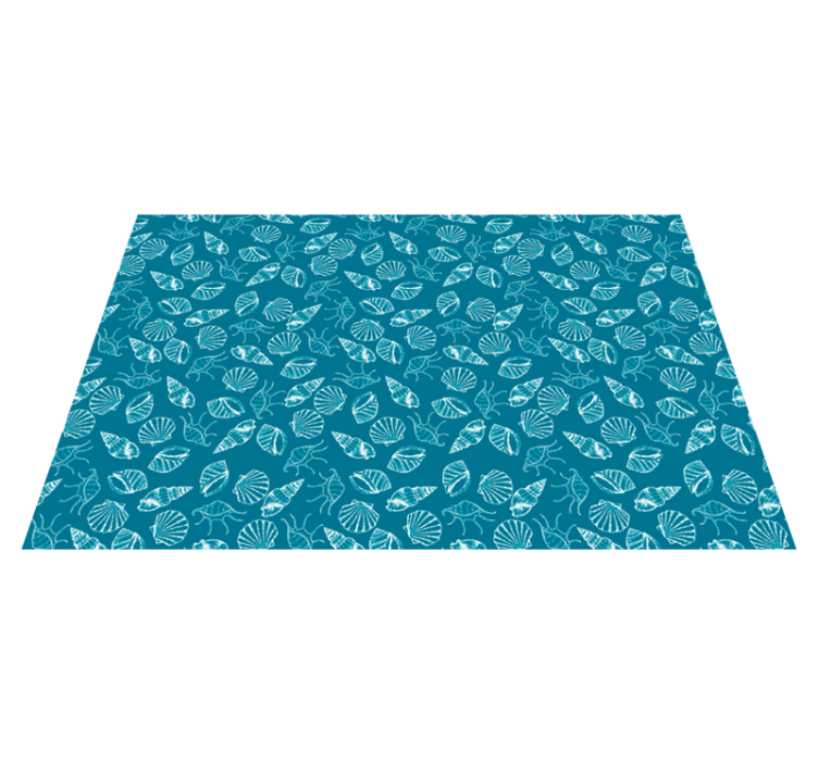 Textured placemats with leaf pattern design - TenStickers