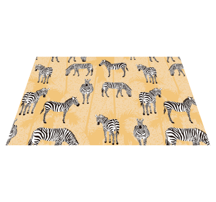Original placemats zebra pattern design - TenStickers