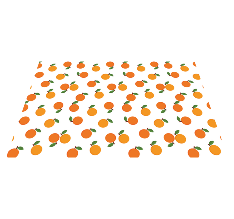 Original placemats orange fruit design - TenStickers