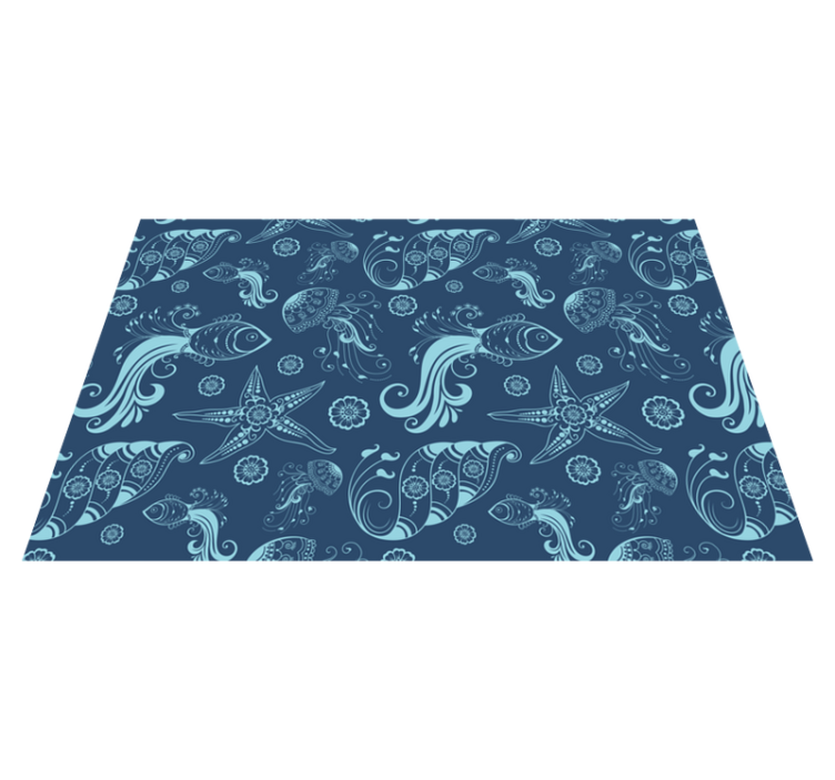 Original placemats nautical themed design - TenStickers