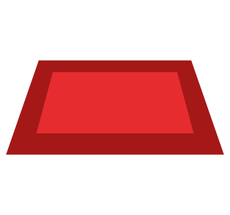 Textured placemats with bold red background - TenStickers