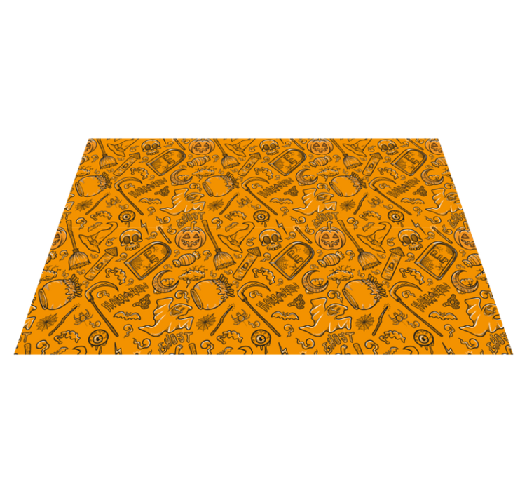 Halloween placemats featuring spooky designs - TenStickers