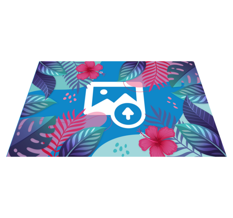 Original tropical leafes with photo placemats - TenStickers