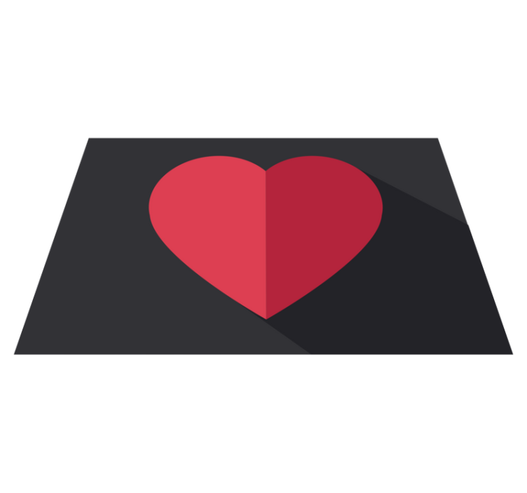 Original placemats heart-shaped design - TenStickers