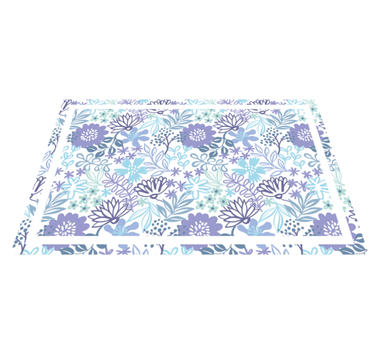 Original placemats floral textured finish - TenStickers