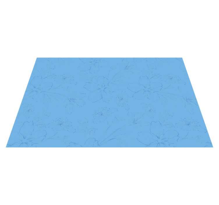 Textured placemats with botanical inspired design - TenStickers