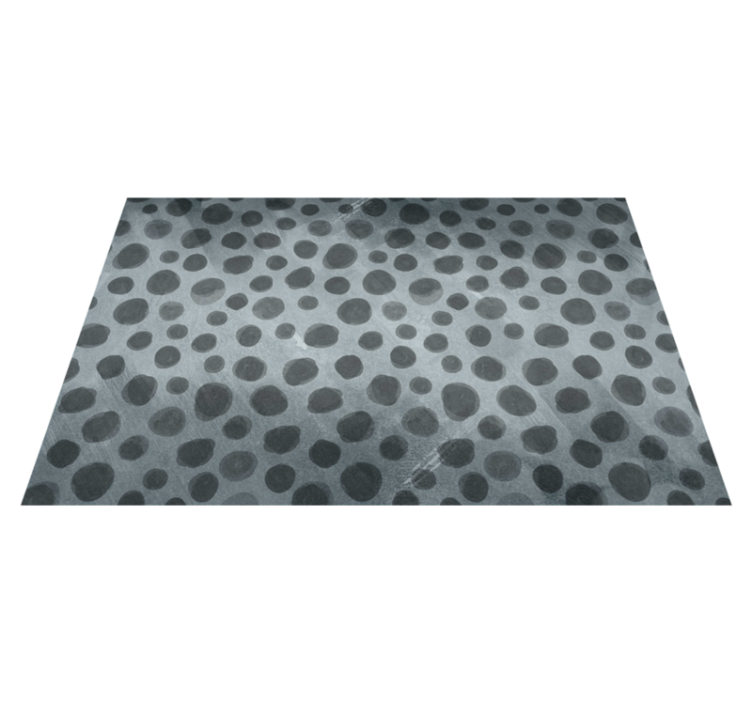 Textured placemats grey polka dot design - TenStickers