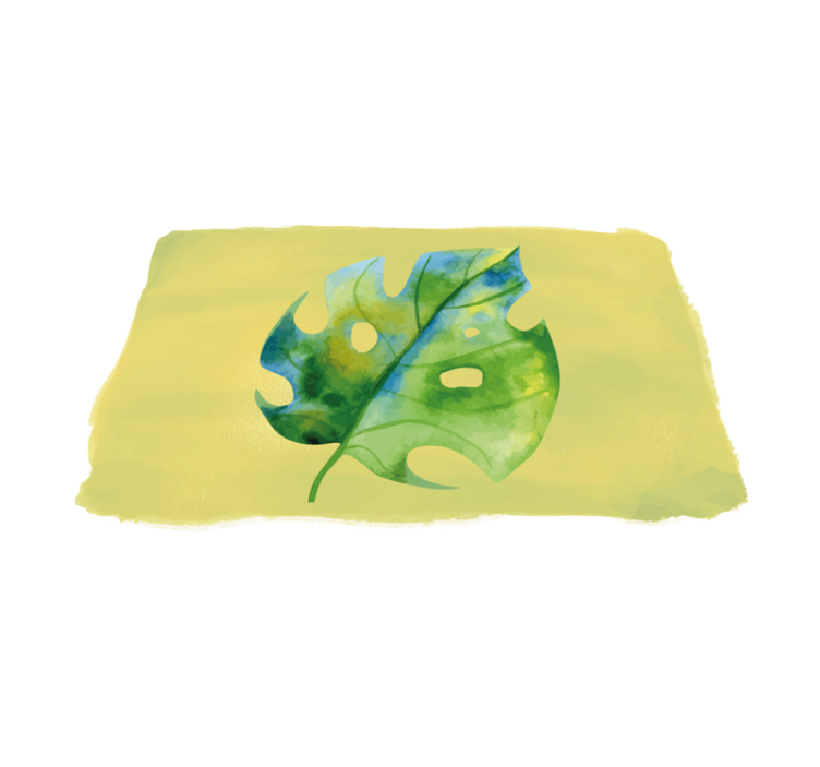 Original placemats monstera leaf pattern - TenStickers