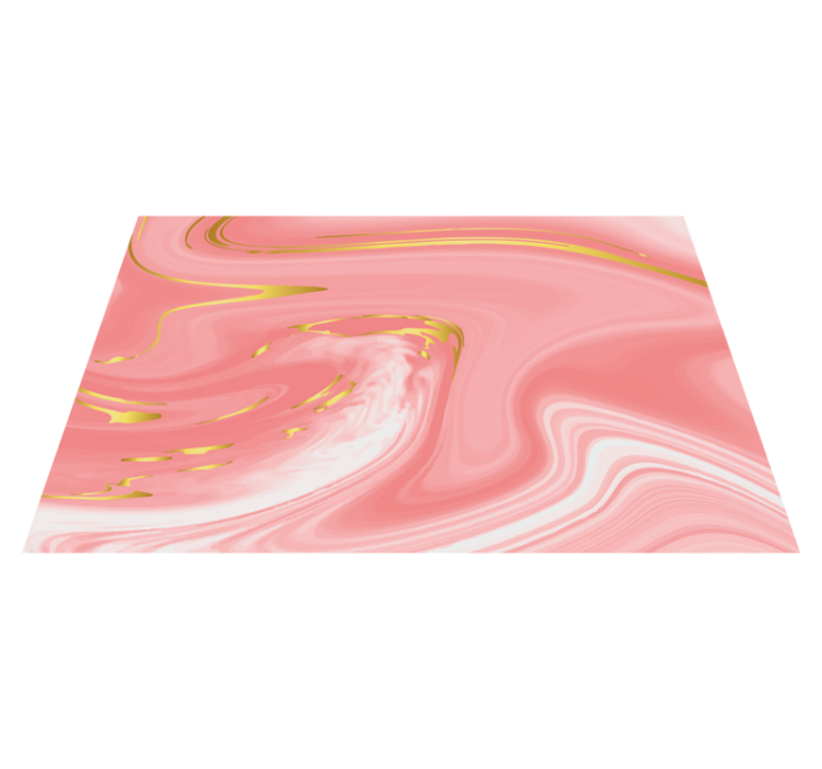 Swirling Pink Marble modern placemats - TenStickers