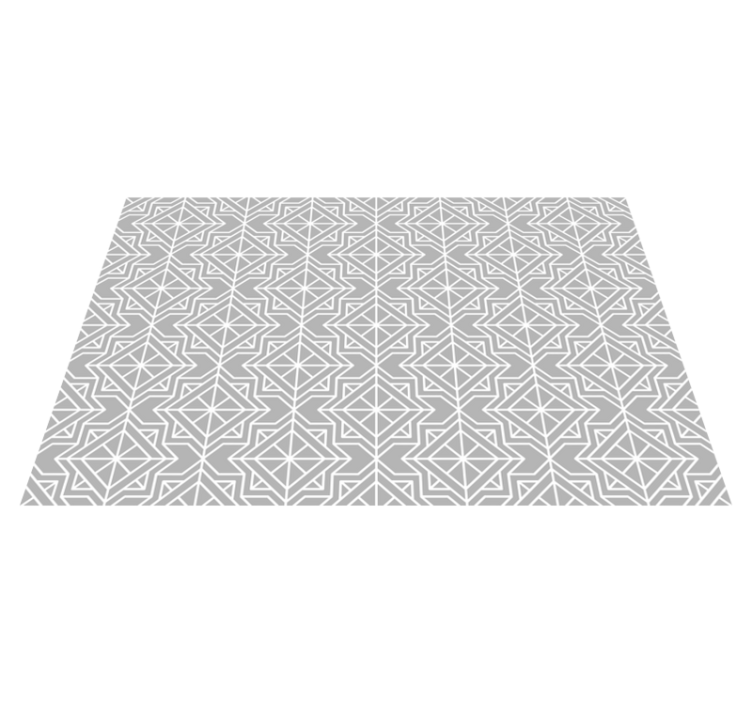 Grey and white lattice elegant placemats - TenStickers