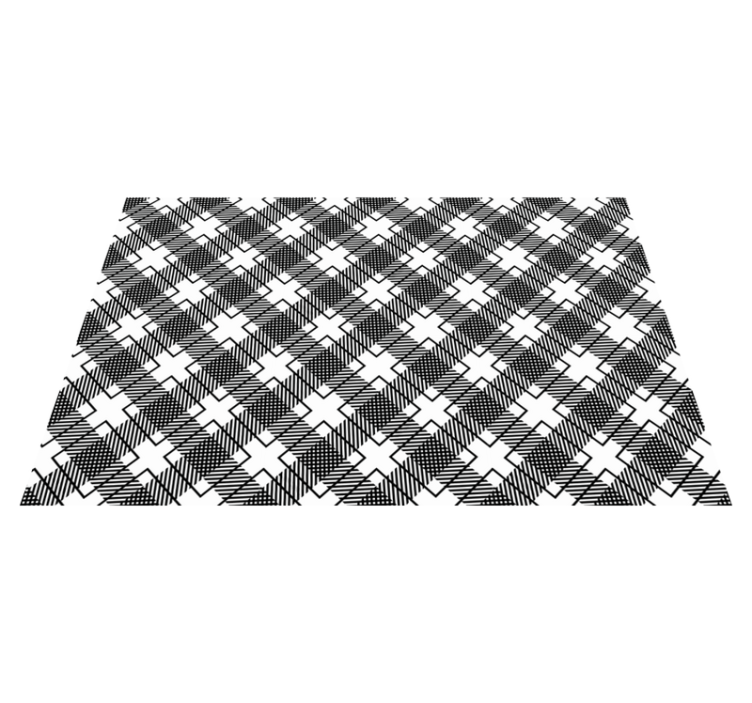 Textured placemats with geometric texture design - TenStickers