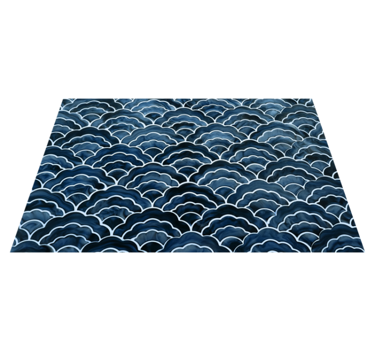 Textured placemats inspired by ocean waves - TenStickers
