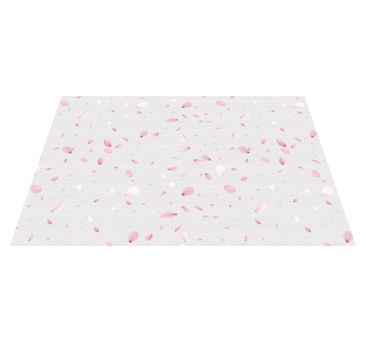 Textured placemats with petal pattern design - TenStickers