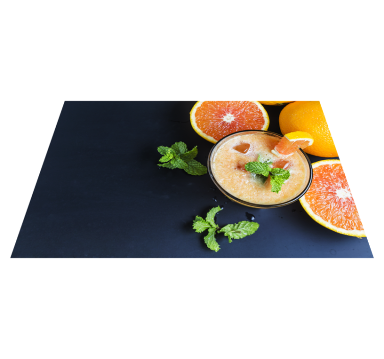 Fresh juices Vinyl placemats - TenStickers