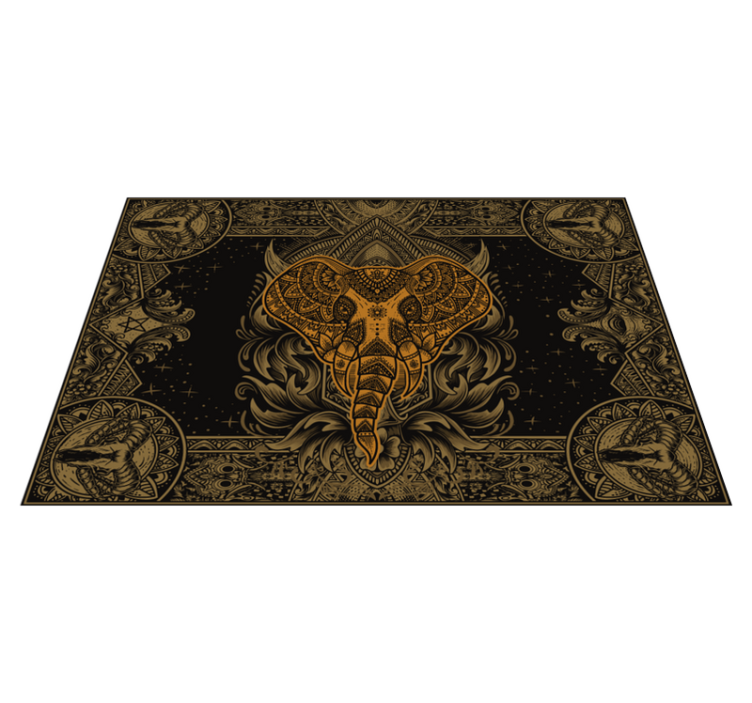 Original placemats with detailed elephant design - TenStickers