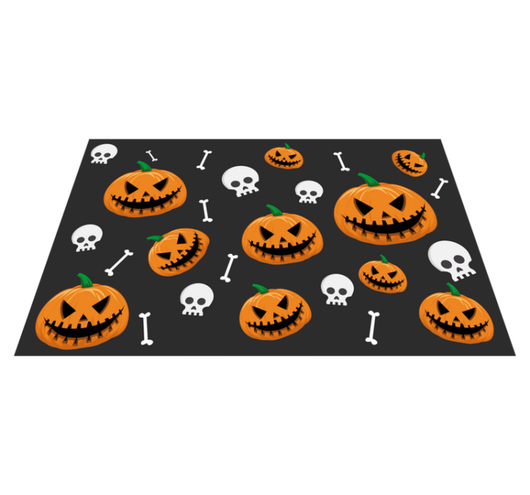 Halloween placemats with pumpkin pattern - TenStickers
