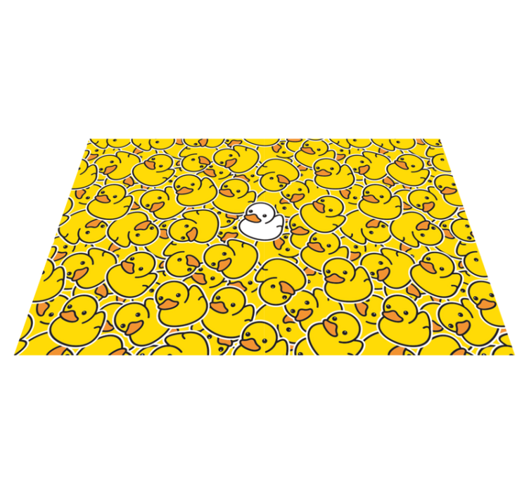 Children placemats duckling pattern display - TenStickers