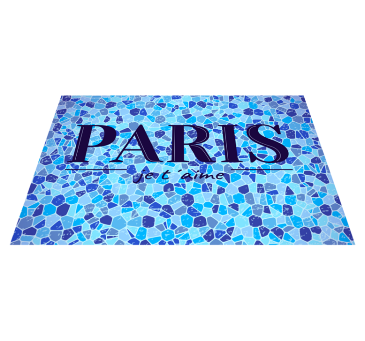 Quote placemats paris love quote - TenStickers