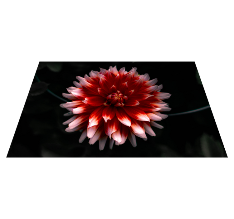 Atypical flower design original placemats - TenStickers