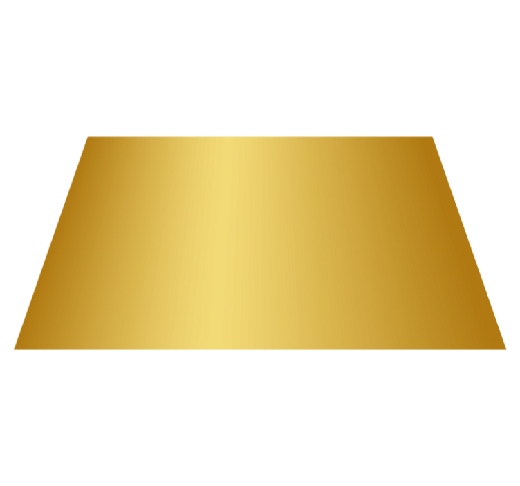 Modern placemats golden gradient design - TenStickers