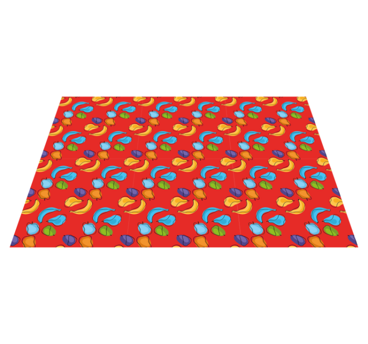 Original placemats colorful fruit design - TenStickers