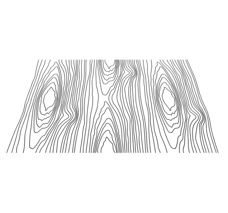 Textured placemats with wood grain design - TenStickers