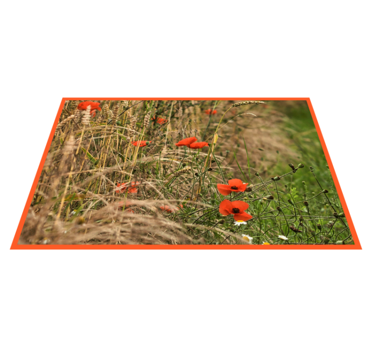 Children placemats fun food arrangements - TenStickers