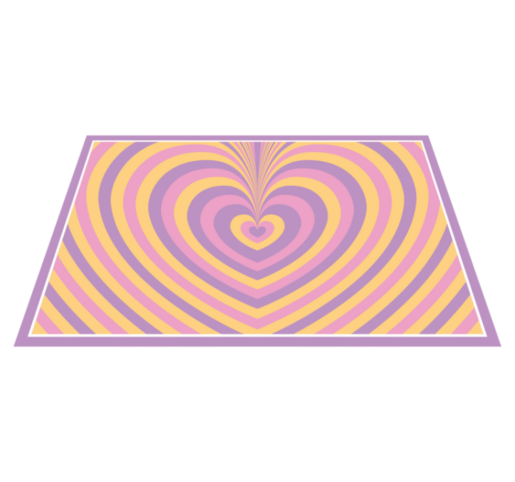 Original placemats heart pattern design - TenStickers