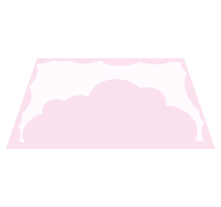Children placemats with cloud theme background - TenStickers