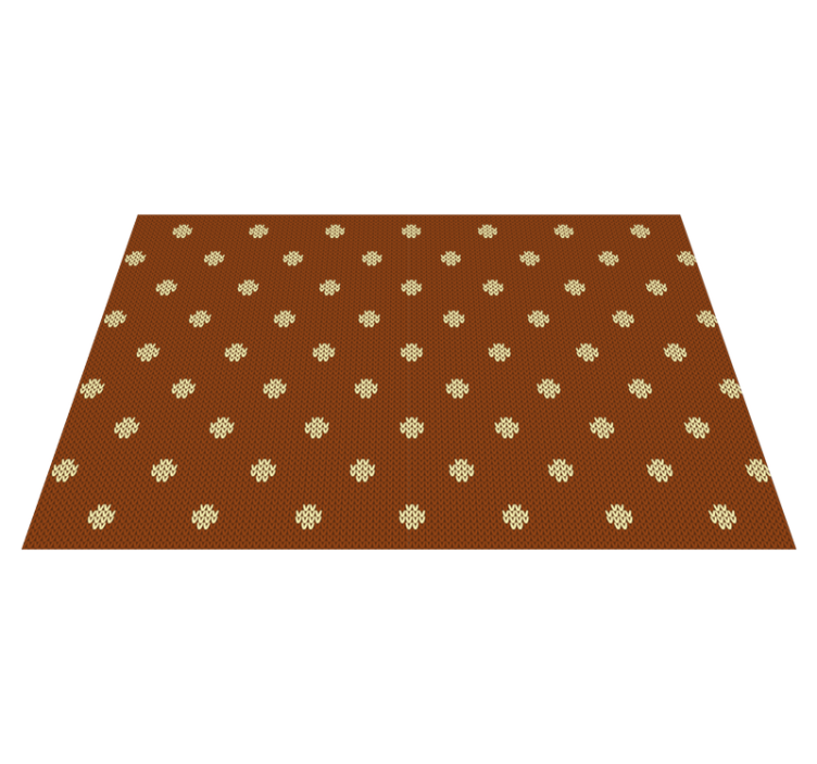 Textured placemat textured dot pattern - TenStickers
