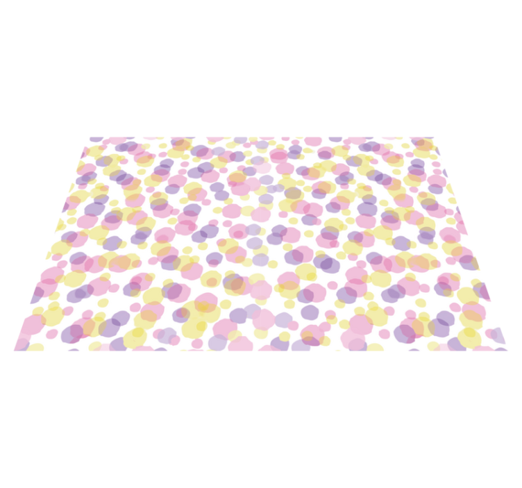 Textured placemats with colorful abstract designs - TenStickers