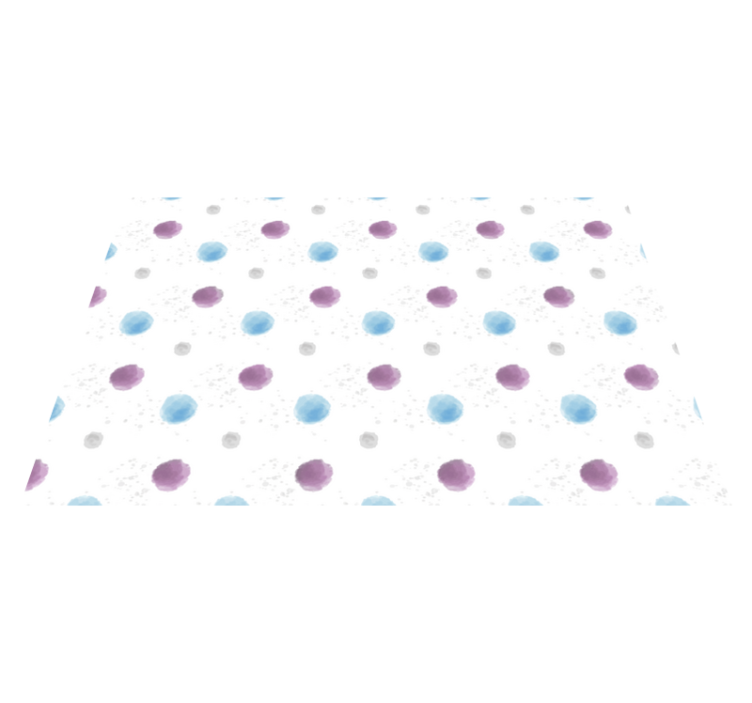 Textured placemats in vibrant spotty circles - TenStickers