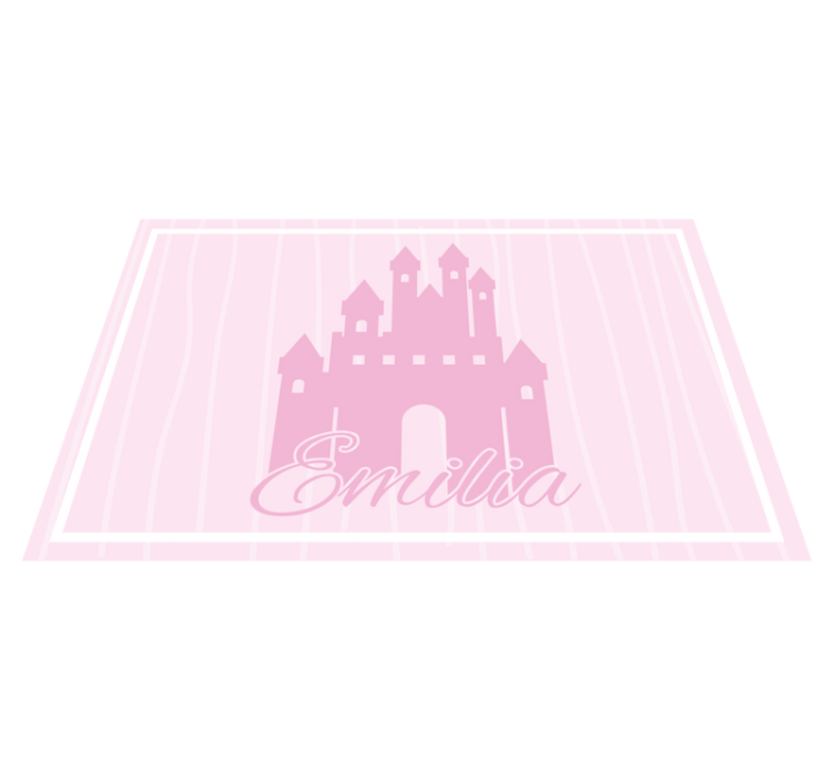Children placemats castle themed design - TenStickers