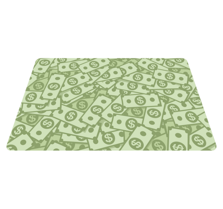 Original placemats with cash pattern design - TenStickers
