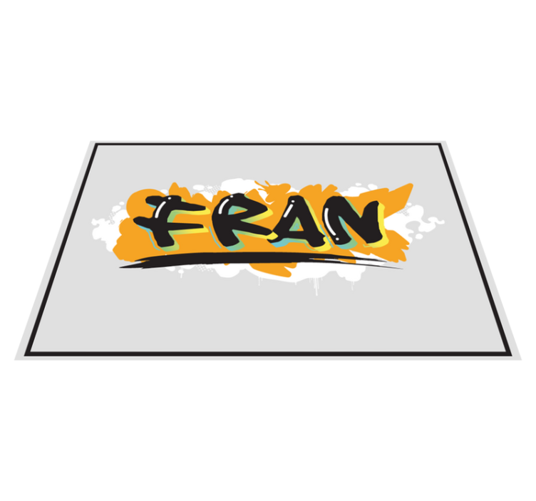 Urban style colorful graffiti placemats - TenStickers