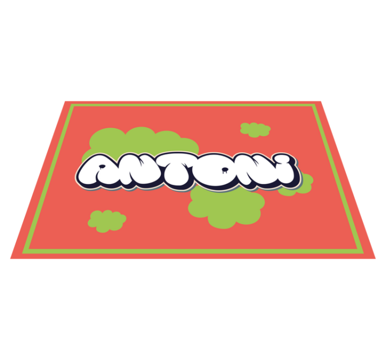 Personalised placemats for fun name - TenStickers
